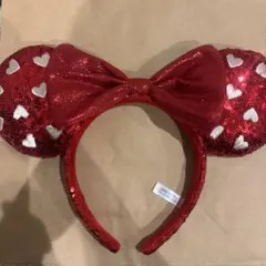 Disney Resort ミニー カチューシャ ハート スパンコール