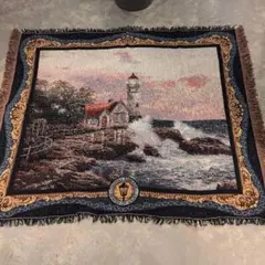 Thomas Kinkade タペストリー ヴィンテージラグ