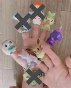 ポケモン　指人形　ポケモンフィギュア　キャラクター5体