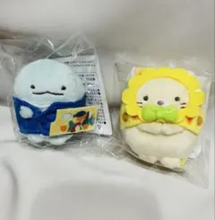 限定 すみっコぐらし×ゴッホ展 てのりぬいぐるみ とかげ ねこ