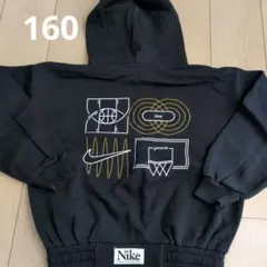 Nike バスケットボール パーカー 黒 160