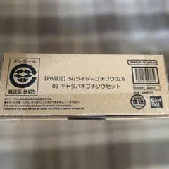 PB限定 SG キャラパキゴチゾウ セット