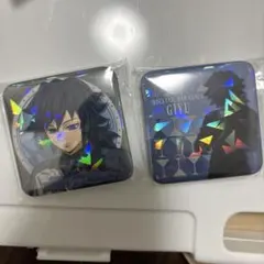 鬼滅の刃 モクテル グリッター缶バッジ 冨岡義勇 コレクションロト