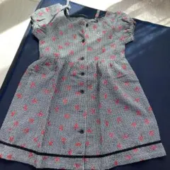組曲  ワンピース　100 110 チェック　ワンピ