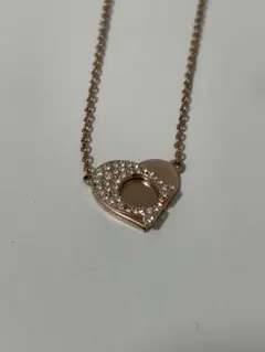 COACH ネックレス ハート ローズゴールド