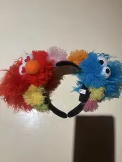 エルモとクッキーモンスター カチューシャ