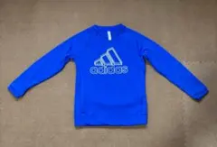 【未使用】adidas（アディダス） 長袖T カットソー 裏起毛 150 青