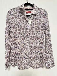 CORSA ROSSO 海洋テーマプリント シャツ S コルソロッソ