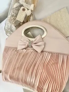 パーティー ハンドバッグ　ピンク　結婚式