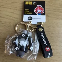 サンリオ　黒　マイメロディ　マイメロ　ミャクミャク　キーホルダー