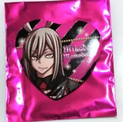 桃源暗鬼 桃寺神門トレーディングハート型　缶バッジ　バニー