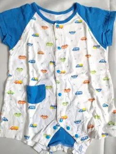 男の子　車柄　ロンパース　60 70