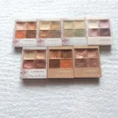 CANMAKE シルキースフレアイズ アイシャドウ　7点まとめ売り