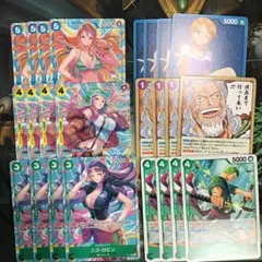 ワンピースカード　ナミ ニコ・ロビン ボニー プロモ　各4枚　交流会
