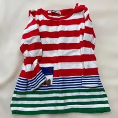 familiarファミリア90センチ⭐︎ボーダーワンピース☆送料無料