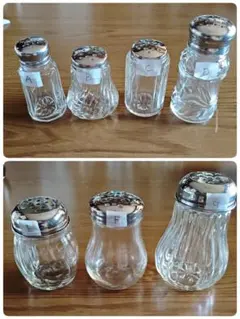 ガラス製塩入れセット