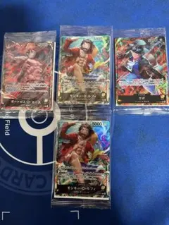 【新品未開封】ワンピースカードゲームセブンイレブンキャンペーンルフィエースサボ