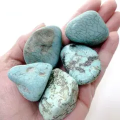 bm461/SALE！天然石◇ごつごつターコイズ　5個