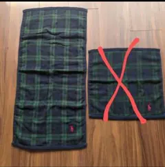 【新品】ポロ・ラルフ・ローレン チェックタオルセット