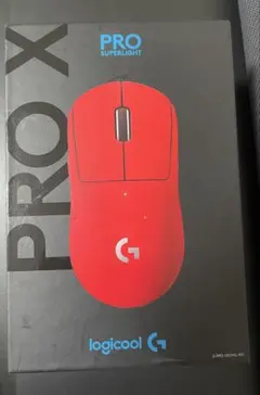 【ソール貼り替え品】logicool GPRO X SUPERLIGHT レッドのサムネイル