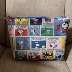PEANUTS スヌーピー コミック柄ポーチ