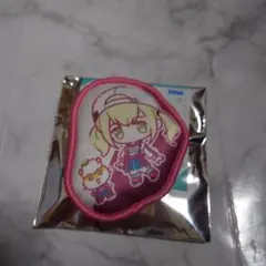 プロセカ　サンリオ　セガラッキーくじ　D賞ふわふわバッジ　小豆沢こはね