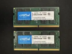 Crucial DDR4 2400 SODIMM 32GB (16GB×2枚)のサムネイル