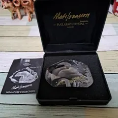 【Mats Jonasson】スウェーデン製 クリスタルガラス Swan☆☆