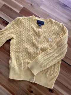 ラルフローレン　カーディガン　イエロー