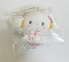 サンリオ　ホワイトフリルデザイン　こぎみゅん　マスコット　むにゅぐるみパティオ
