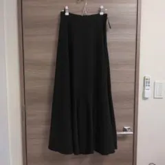 スタイルミキサー　ブラック フレアスカート ロング丈　Msizeのサムネイル