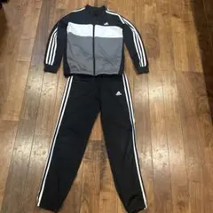 adidas アディダス　ジャージ グレー/ブラック 150