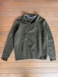 Barbour オリーブグリーン セーター Lのサムネイル