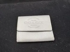 COACH コーチ コインケース コインパース レザー チャコールグレー