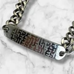 DIESEL ディーゼル　シルバー　ブレスレット　喜平　チェーン