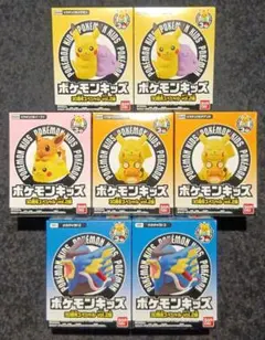 ポケモンキッズピカチュウ含む7個セット✭30周年スペシャル未開封☆Figure♡