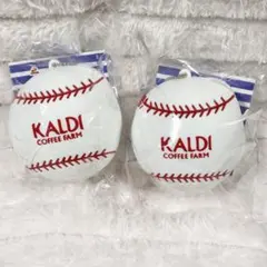 【野球2個】カルディ KALDI バレンタイン 2026 シリコンボールポーチのサムネイル