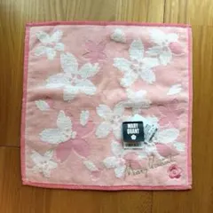 【新品、未使用品】MARY QUANT タオルハンカチ ピンク 桜柄のサムネイル