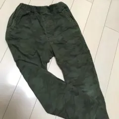 【UNIQLO】120cm　暖パン　ユニクロ　キッズ　迷彩
