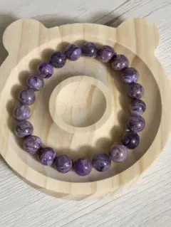 新品☆希少⭐️天然石ブレスレット⭐️チャロアイト⭐️世界三大ヒーリングストーン⭐️癒し⭐️