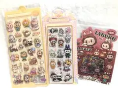 お得‼️ シール3点セット　ボンボンドロップシール ぷくぷくシール　プラスチック製