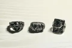 シルバーリング 3点セット 925刻印あり