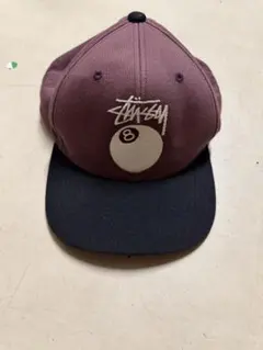 Stussy 8 Ball キャップ パープル ブラックのサムネイル