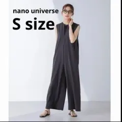 新品 NANO universeナノ・ユニバース　カットジョーゼットサロペ