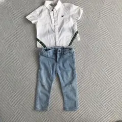 EMPORIO ARMANI ベビー服 18M シャツとデニムパンツ