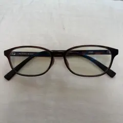 JINS ブルーライトカットメガネ ブラウン