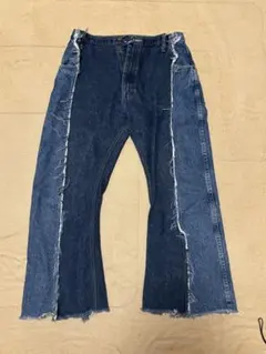 Wrangler パッチワークデニムパンツ