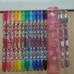 ※希少品※ ハローキティ カラーペン 14本 平成レトロ
