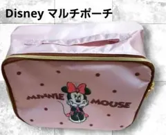 Disney ミニーマウスマルチポーチ ピンク ドット柄のサムネイル