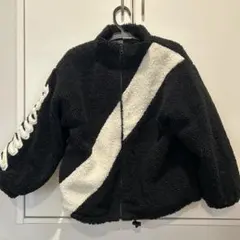 ANAP KIDS フリースジャケット L 黒/白